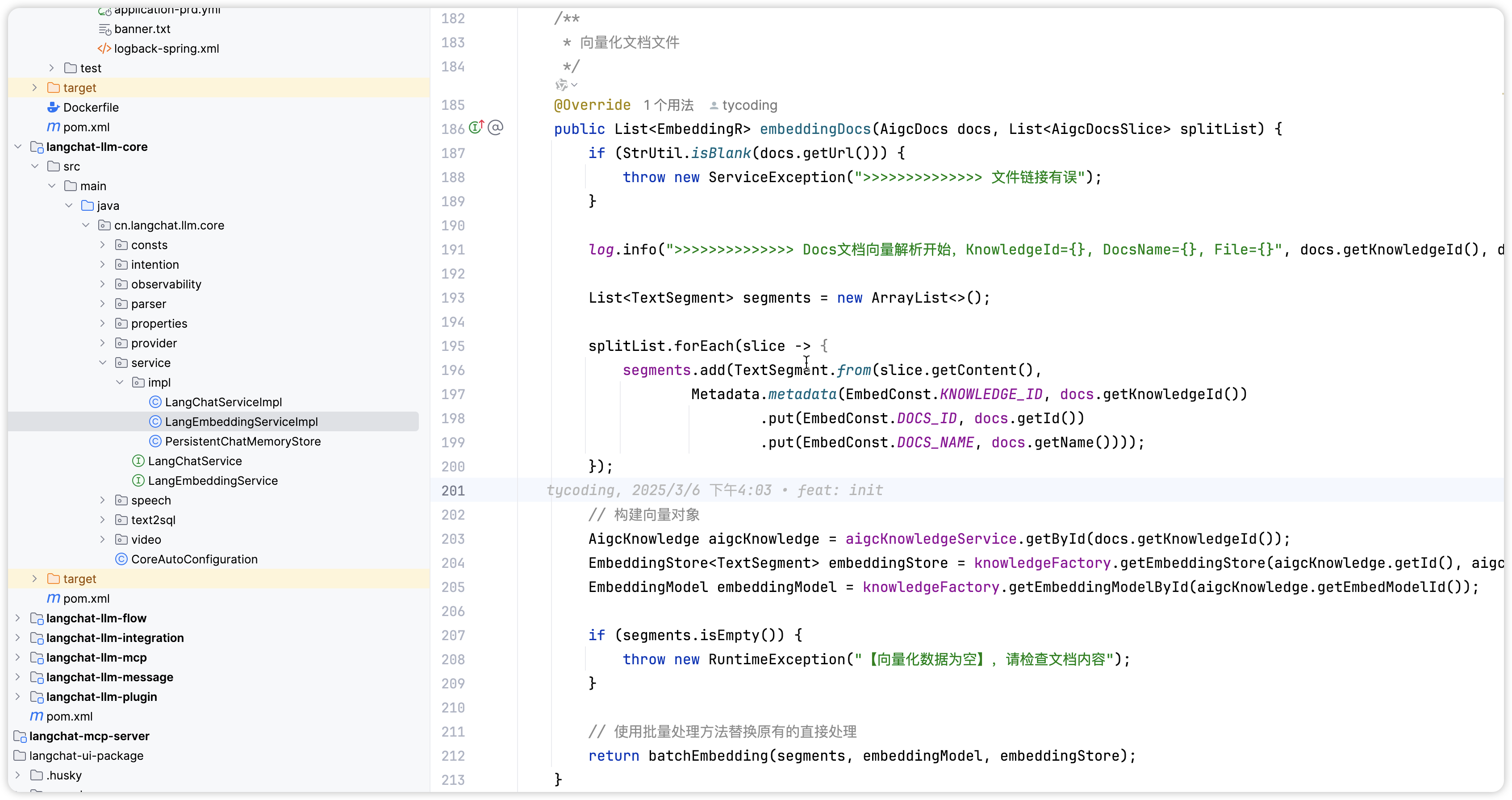 向量化核心实现